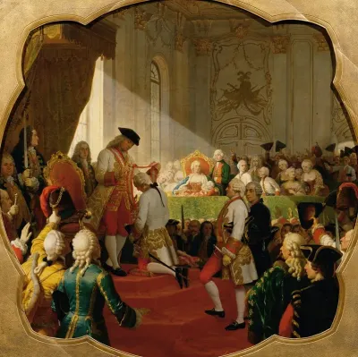 Erste Promotion Zum Militar Maria Theresien Orden 1758