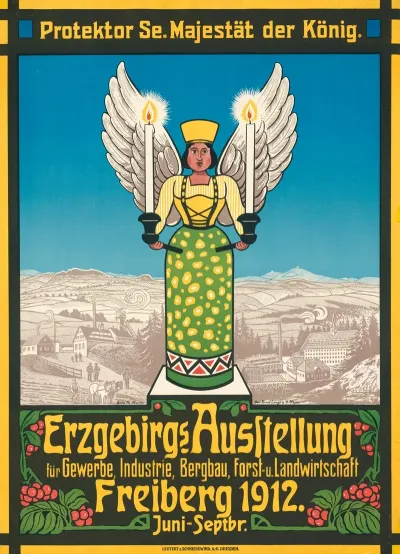 Erzgebirgs Ausstellung Fur Gewerbe Industrie Bergbau Forst U Landwirtschaft