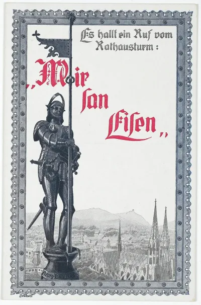 Es Hallt Ein Ruf Vom Rathausturm Mir San Eisen