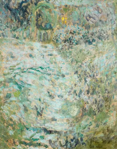 Escalier Dans Le Jardin Sans La Neige A Gerberoy