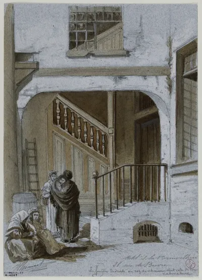 Escalier Du 28 Rue De Bievre Quartier Saint Victor 5eme Arrondissement