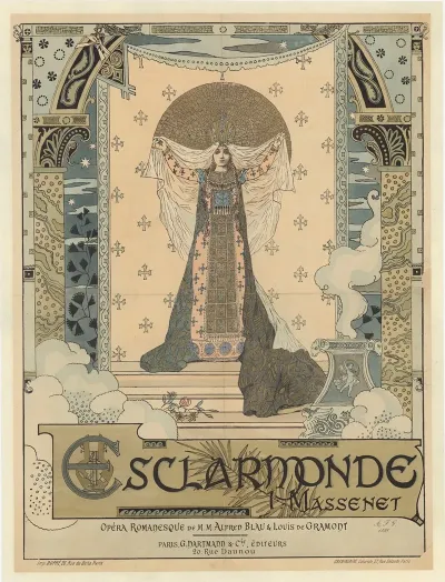 Esclarmonde Musique J Massenet Opera Romanesque De Mm Alfred Blau Et Louis Gramont