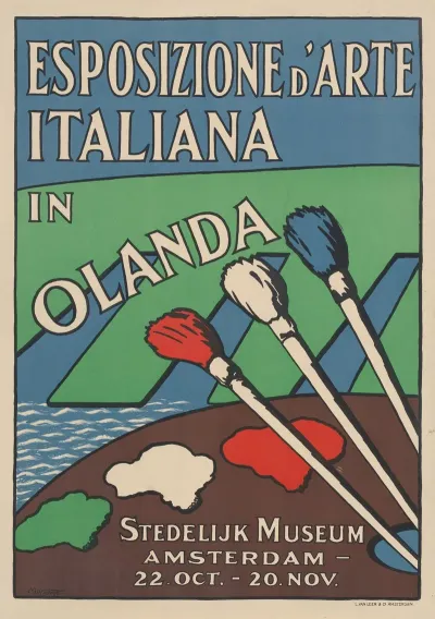 Esposizione Darte Italiana In Olanda Stedelijk Museum Amsterdam 22 Oct 20 Nov