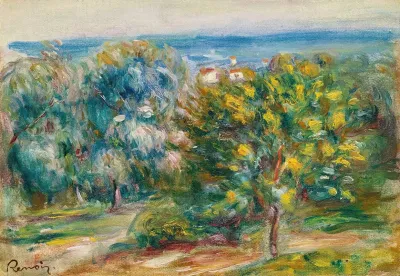 Esquisse De Paysage Du Midi