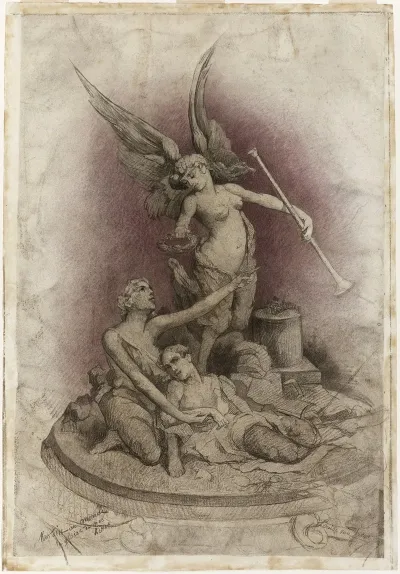 Esquisse Pour Un Monument Commemoratif