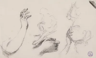 Esquisses De Bras Mains Et Personnage