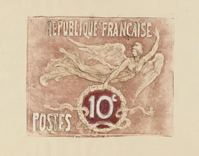 Esquisses De Timbres Pour Un Concours 10 Centimes 2