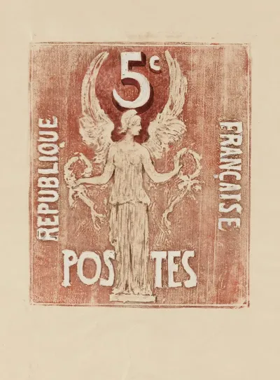 Esquisses De Timbres Pour Un Concours 5 Centimes