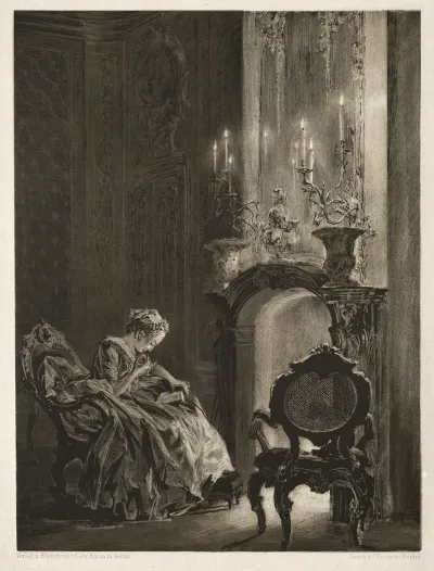 Essay On Stone With Brush And Scraper Woman Reading At The Fireside