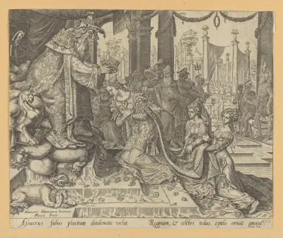 Esther Crowned By Ahasuerus