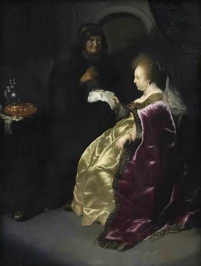 Esther Reading Hamans Decree Of The Extermination Of The Jews