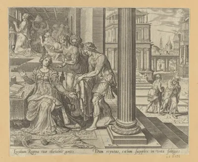 Esthers Servants Telling Her Of Mordecais Refusal Of The Raiment