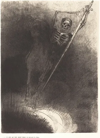 Et Celui Qui Etait Monte Dessus Se Nommait La Mort And His Name That Sat On Him Was Death