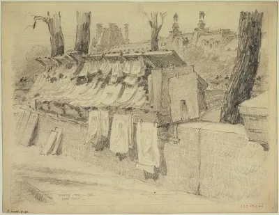 Etalage Dun Marchand Destampes Quai Conti