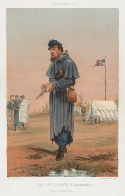 Etats Unis Damerique Infanterie De Ligne