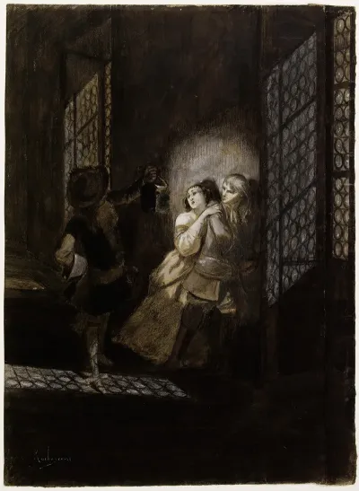 Ethel Et Ordener Surpris Par Le Lieutenant Dahlefeld