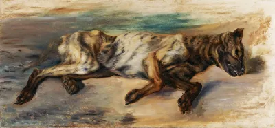 Etude Dapres Un Chien Mort