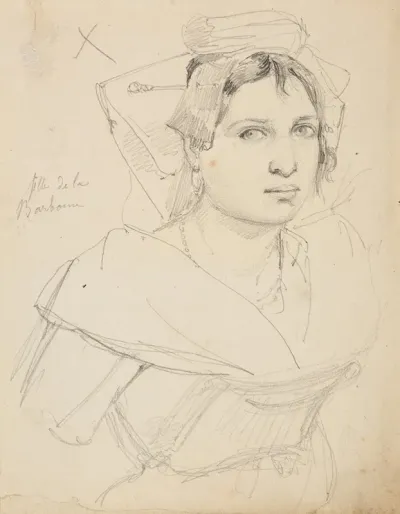 Etude De Buste De Femme