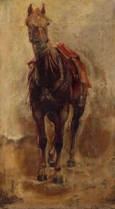 Etude De Cheval Pour Le Portrait Equestre Du Comte De Palikao