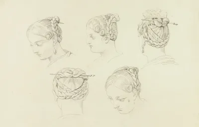 Etude De Coiffure Feminine Sous Cinq Angles De Vue Rome