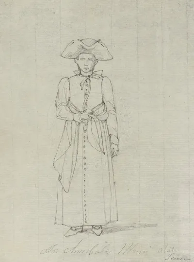 Etude De Costume Po Annibale Meini Abate