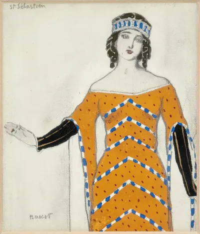 Etude De Costume Pour Saint Sebastien
