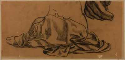 Etude De Draperie Et Etude De Doigts