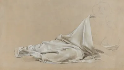 Etude De Femme A Demi Couchee