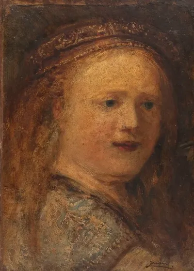 Etude De Femme Copie Dapres Rembrandt