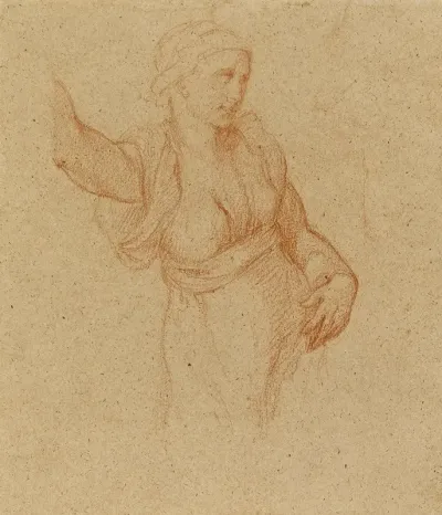 Etude De Femme Drapee 2