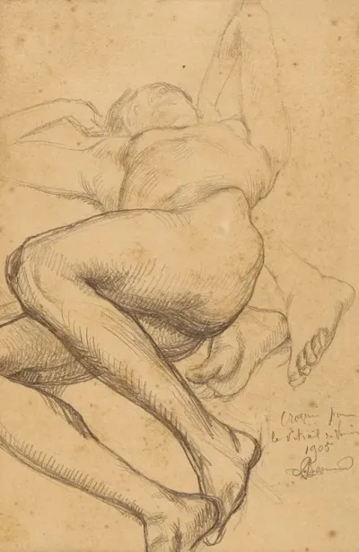 Etude De Femme Et Fragment