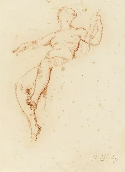 Etude De Femme Nue Assise 2