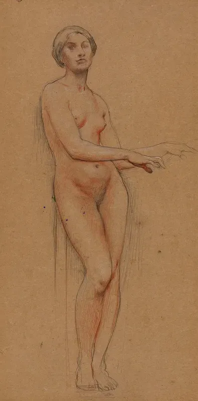 Etude De Femme Nue