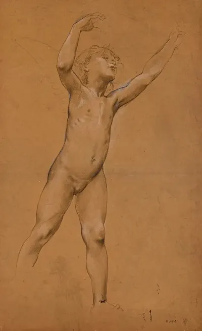 Etude De Fillette Nue