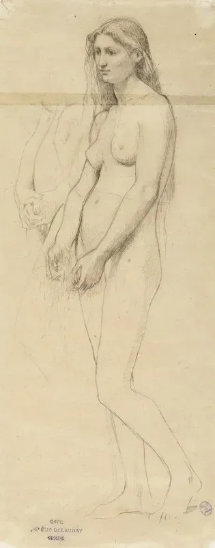 Etude De Jeune Femme Nue