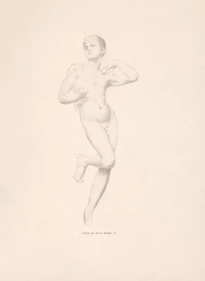 Etude De Jeune Homme Nu