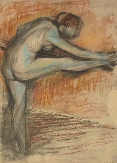 Etude De Nu Pour Une Danseuse A La Barre