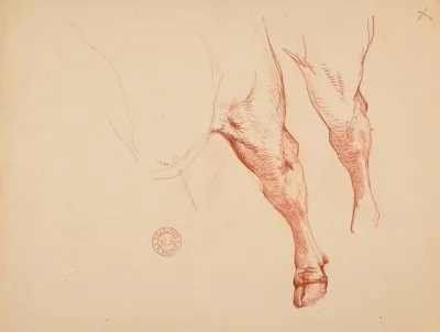 Etude De Pattes De Bovide