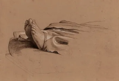 Etude De Pieds Pour La Mort De La Vierge