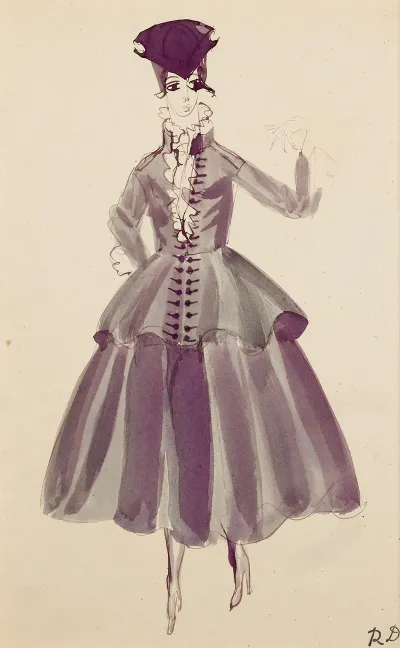 Etude De Robe Pour Paul Poiret