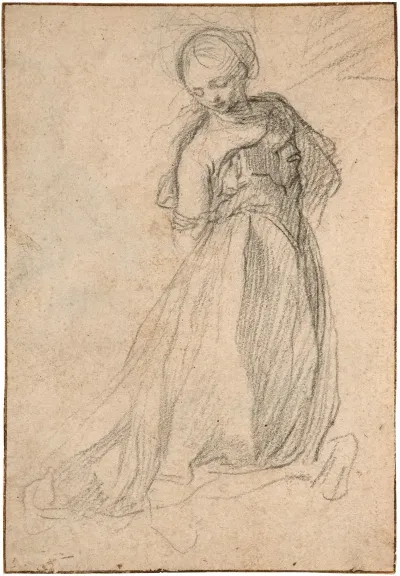 Etude De Sainte Aux Bras Attaches Dans Le Dos