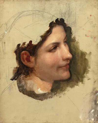 Etude De Tete De Femme 6