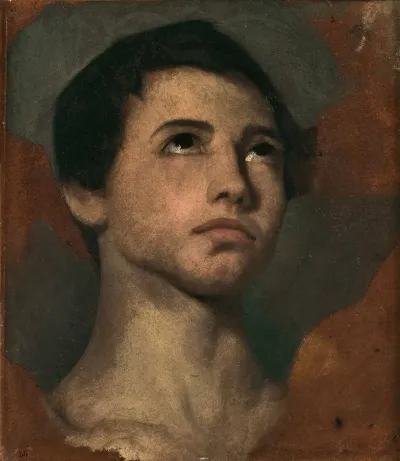 Etude De Tete De Jeune Garcon