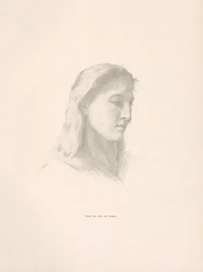 Etude De Tete De Vierge 2