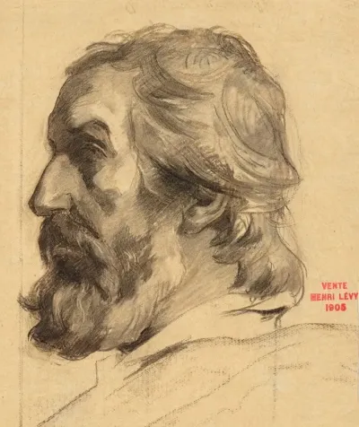 Etude De Tete Dhomme De Profil