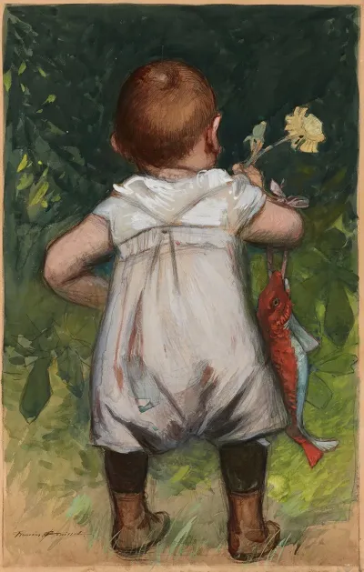 Etude Denfant De Dos 2