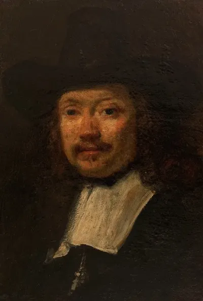 Etude Dhomme Les Syndics Copie Dapres Rembrandt