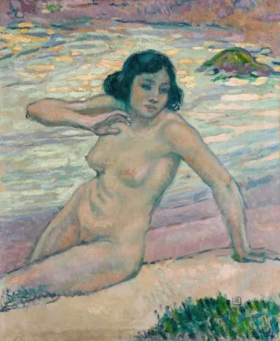 Etude Pour Apres La Baignade Etude Dun Nu