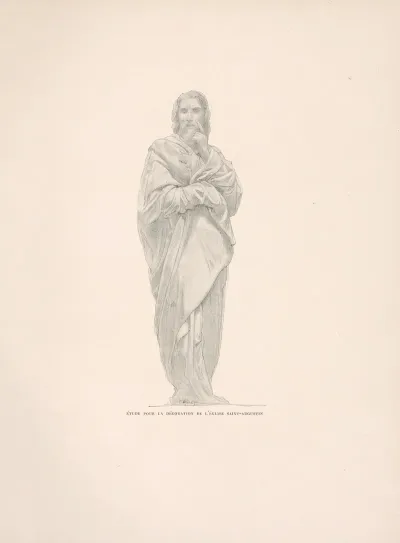 Etude Pour La Decoration De Leglise Saint Augustin