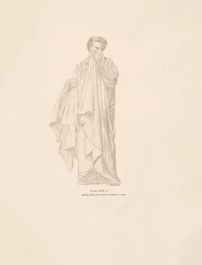 Etude Pour La Decoration De Sainte Clotilde 3